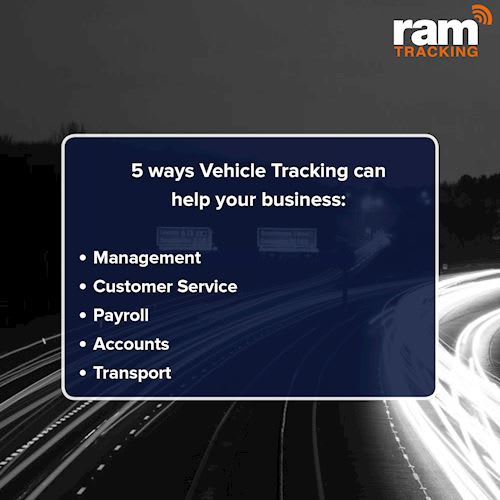 5 ways that ram tracking can help your business with lit up road behind